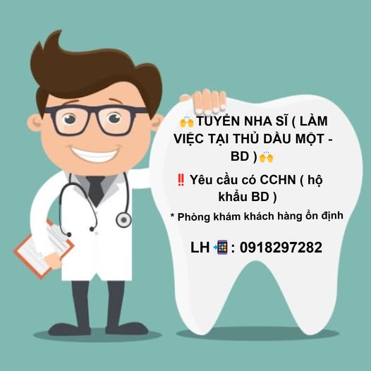 TUYỂN NHA SĨ ĐI LÀM NGAY