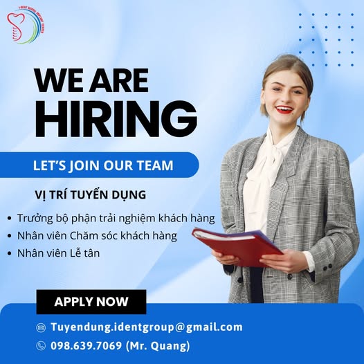 VỊ TRÍ TUYỂN DỤNG: 1️⃣ Trưởng bộ phận Trải nghiệm khách hàng 2️⃣ Nhân viên Chăm sóc khách hàng 3️⃣ Nhân viên Lễ tân