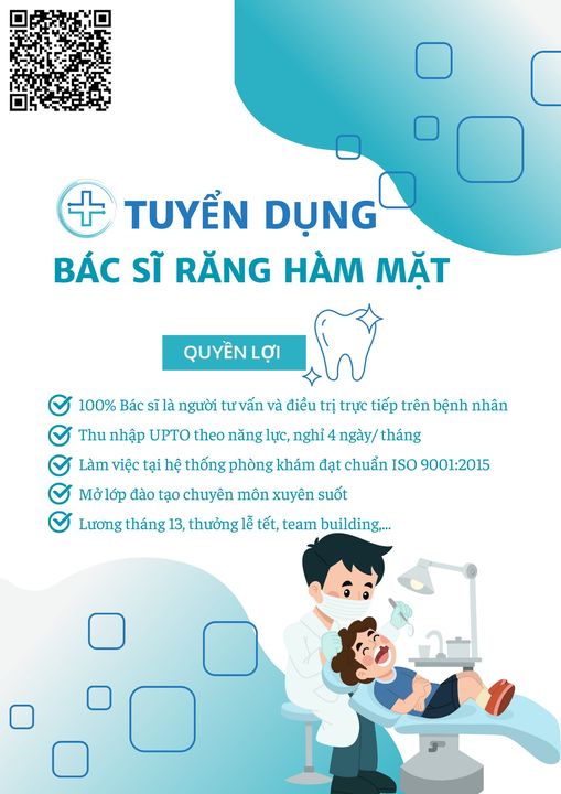 “Trời xanh mây trắng nắng vàng ⛅ Liệu bác sẵn sàng ứng tuyển hay chưa?” Tuyển dụng [GẤP]: BÁC SĨ RĂNG HÀM MẶT – Khu vực HCM
