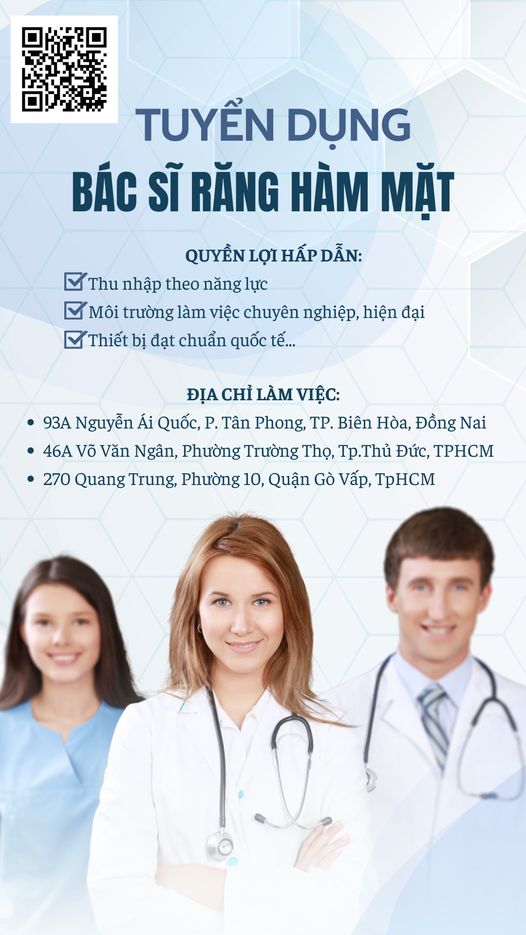 Hệ thống [NHA KHOA KIM] - Tuyển dụng: Vị trí: BÁC SĨ RĂNG HÀM MẶT