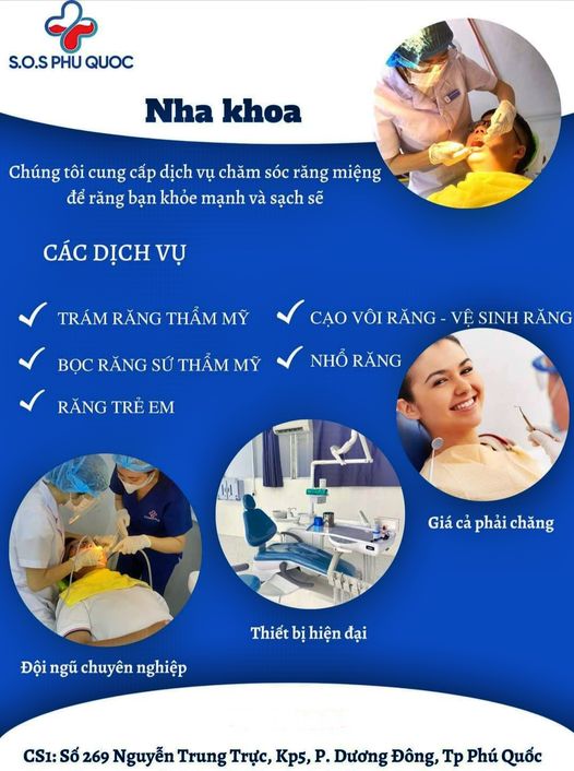 Phòng khám đa khoa S.O.S Phú Quốc - Kiên Giang cần tuyển gấp Phụ tá Nha khoa. - Số lượng: 01