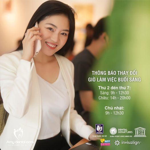 🟢Nha khoa Amy cần tuyển: - 1 BS bán thời gian - 1 phụ tá toàn thời gian