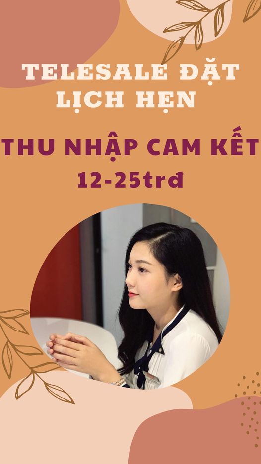 Mở thêm cơ sở, Nha khoa bên mình cần tuyển gấp Telesale làm việc tại Văn phòng, ưu tiên đi làm ngay.