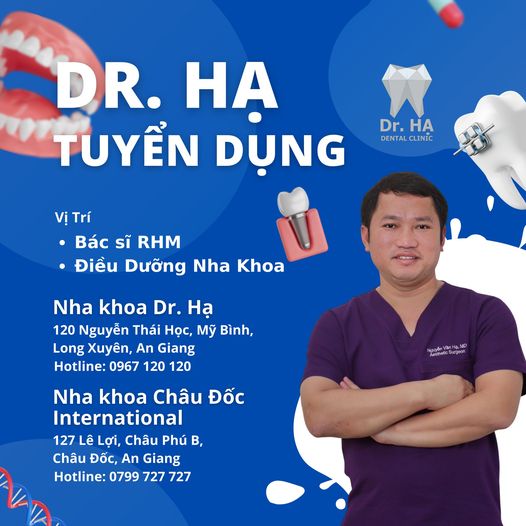  TUYỂN DỤNG BÁC SĨ RĂNG HÀM MẶT VÀ ĐIỀU DƯỠNG 