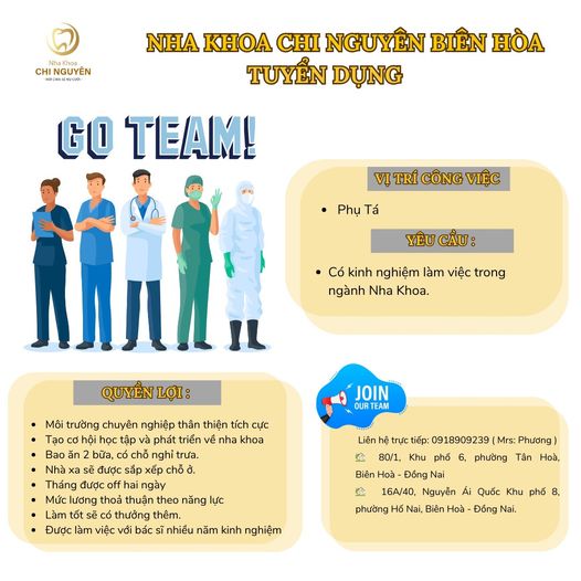  NHA KHOA CHI NGUYÊN TUYỂN NHÂN SỰ