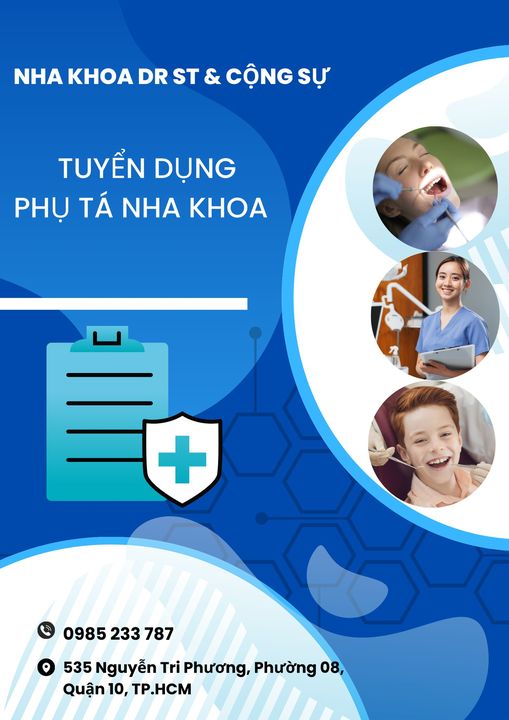 TUYỂN DỤNG PHỤ TÁ NHA KHOA CÓ KINH NGHIỆM