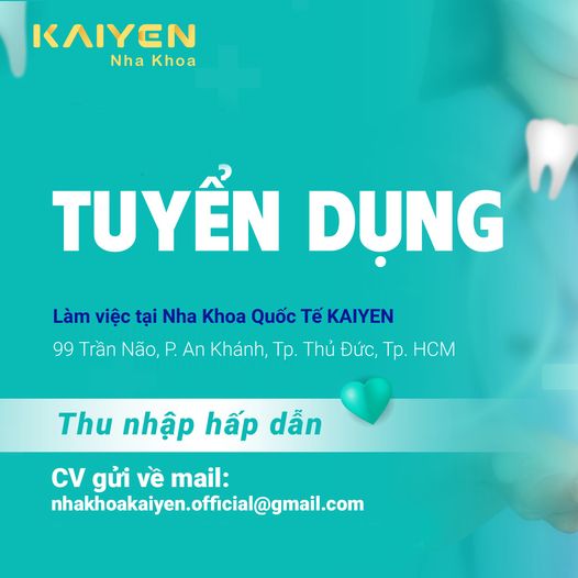 TUYỂN DỤNG VỊ TRÍ LỄ TÂN NHA KHOA