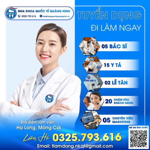 NHA KHOA QUỐC TẾ QUẢNG NINH TUYỂN DỤNG NHÂN SỰ 