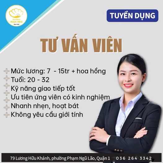 TUYỂN DỤNG TƯ VẤN VIÊN