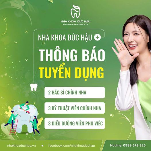   NHA KHOA ĐỨC HẬU TUYỂN DỤNG