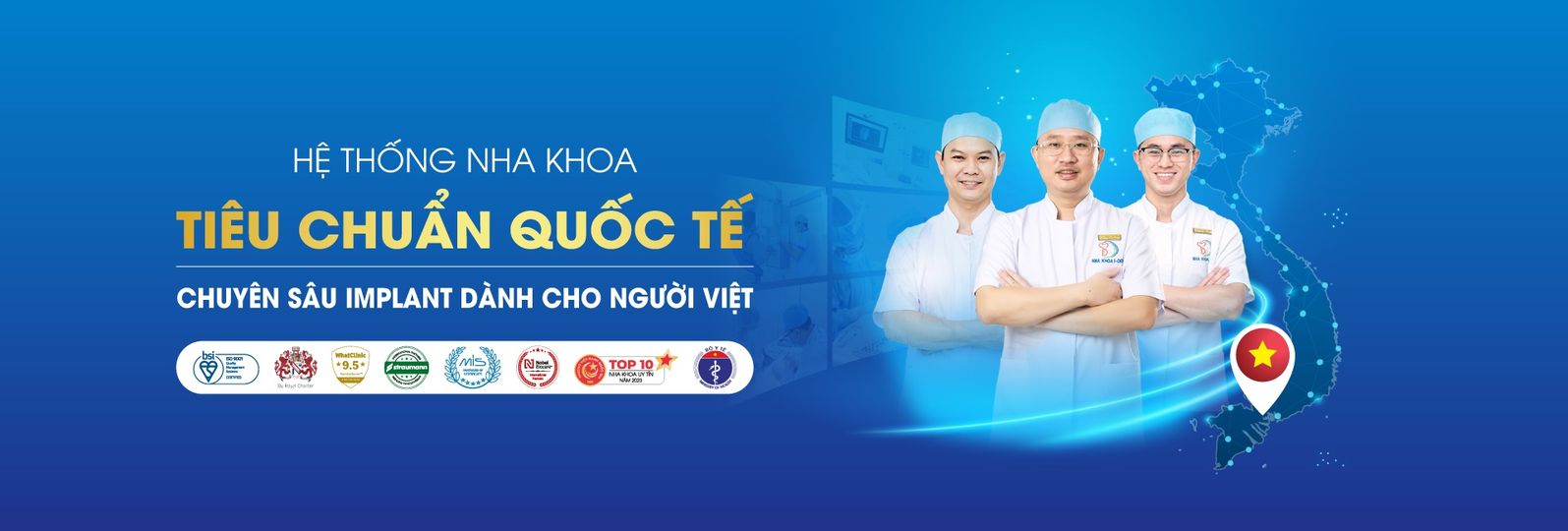 𝐍𝐡𝐚 𝐤𝐡𝐨𝐚 𝐈 - 𝐃𝐞𝐧𝐭 𝐜𝐡𝐢𝐞̂𝐮 𝐦𝐨̣̂ 𝐁𝐚́𝐜 𝐬𝐢̃ 𝐫𝐚̆𝐧𝐠 𝐡𝐚̀𝐦 𝐦𝐚̣̆𝐭 (Chuyên sứ thẩm mỹ/ Implant)