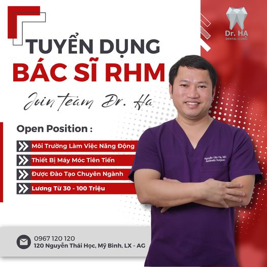 TUYỂN DỤNG BÁC SĨ RĂNG HÀM MẶT
