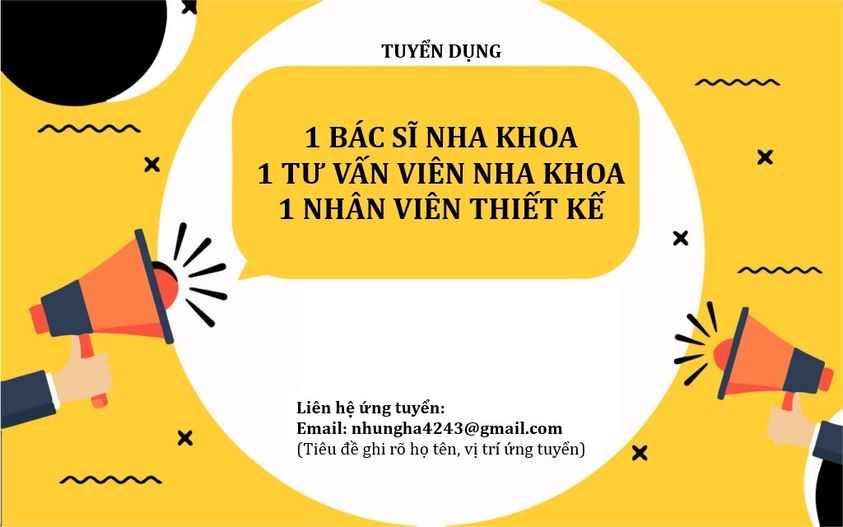 MỞ RỘNG QUY MÔ, CẦN BỔ SUNG NHÂN SỰ NHA KHOA