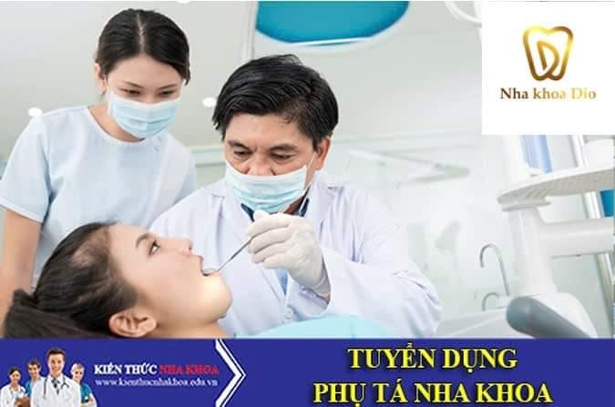 Nha Khoa Dio Khu vực Cầu Giấy, Tây Hồ tuyển dụng 5 bạn nữ điều dưỡng kinh nghiệm 6 tháng- 1 năm. 