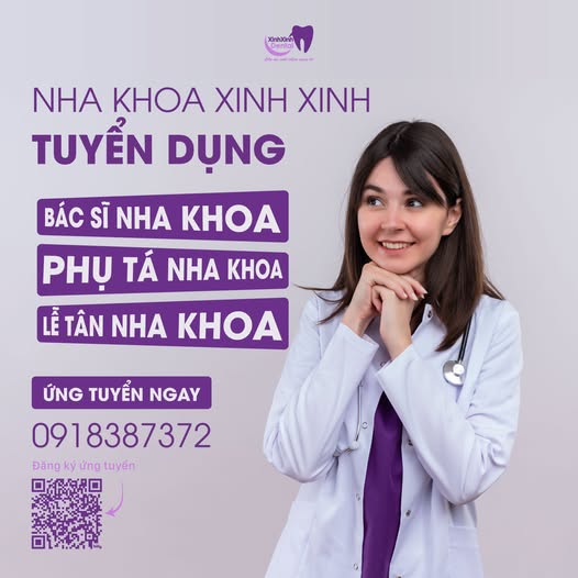 NHA KHOA XINH XINH TUYỂN DỤNG Bác Sĩ RHM