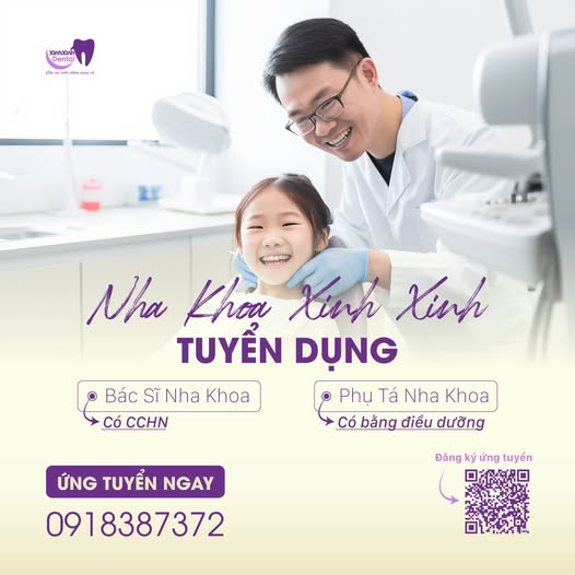 NHA KHOA XINH XINH TUYỂN DỤNG Bác Sĩ RHM