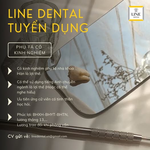 TUYỂN ĐIỀU DƯỠNG PHỤ TÁ NHA KHOA