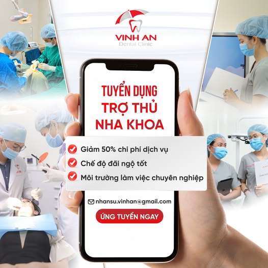 TUYỂN DỤNG PHỤ TÁ NHA KHOA LÀM VIỆC NGAY TẠI QUẬN TÂN BÌNH