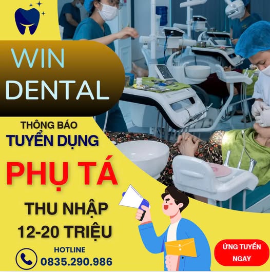 CHEERY DENTAL TUYỂN DỤNG PHỤ TÁ 