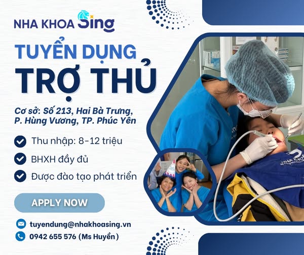 NK SING PHÚC YÊN ĐANG CHIÊU MỘ 01 TRỢ THỦ VỀ TEAM!!