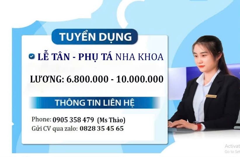TUYỂN DỤNG 𝐋Ễ 𝐓Â𝐍 - 𝐏𝐇Ụ 𝐓Á 𝐍𝐇𝐀 𝐊𝐇𝐎𝐀 