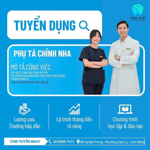 NHA KHOA TÂM THẾ -  TUYỂN DỤNG 