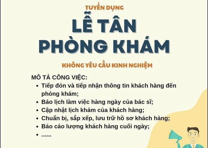 NHA KHOA HẢI ĐĂNG TUYỂN DỤNG 📣📣📣 Vị trí : Lễ tân SL 02