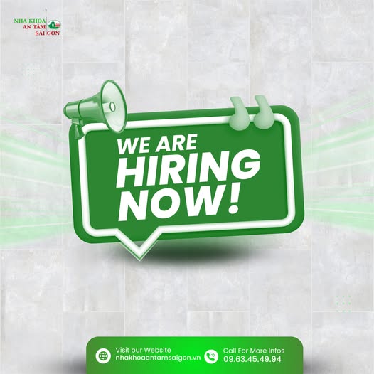 TUYỂN DỤNG TRỢ THỦ PHỤ TÁ NHA KHOA  