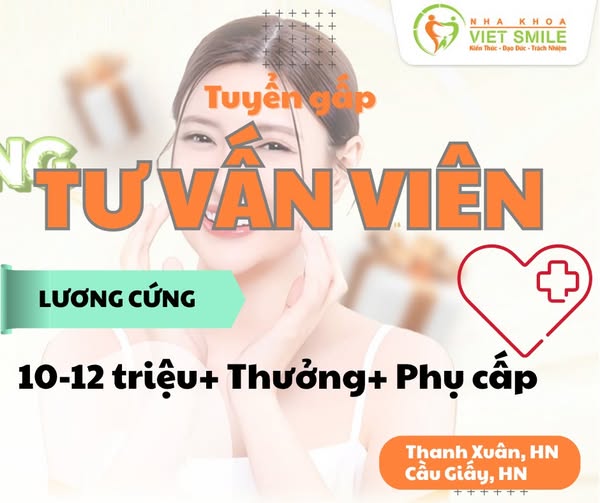 CHÚNG TÔI CẦN TUYỂN GẤP TƯ VẤN VIÊN