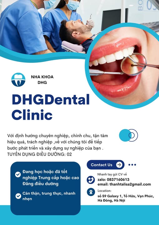TUYỂN DỤNG ĐIỀU DƯỠNG NHA KHOA