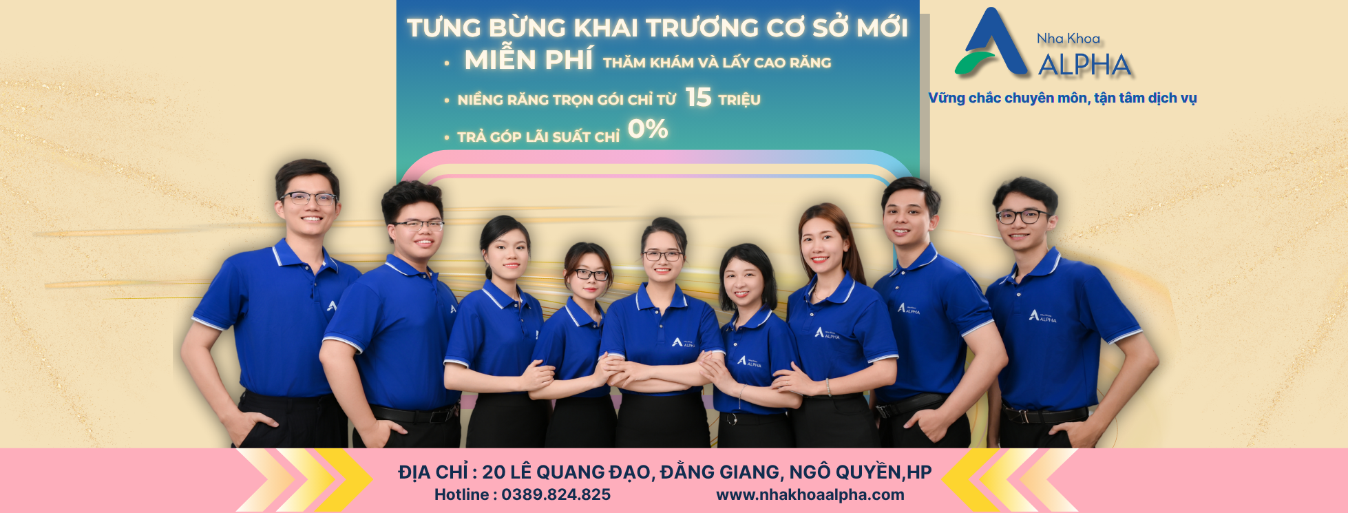 TUYÊN DỤNG NHA KHOA ALPHA HẢI PHÒNG